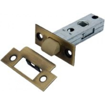Защелка PALIDORE дверная межкомнатная с ПЛАСТИКОВЫМ ЯЗЫЧКОМ, 6-45 AB (nylon latch) бронза