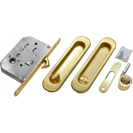 Комплект для раздвижных дверей MORELLI MHS150 WC SG матовое золото