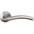 Ручка дверная на круглой накладке BUSSARE PRATICO A-09-10 CHROME/S.CHROME Хром/хром матовый