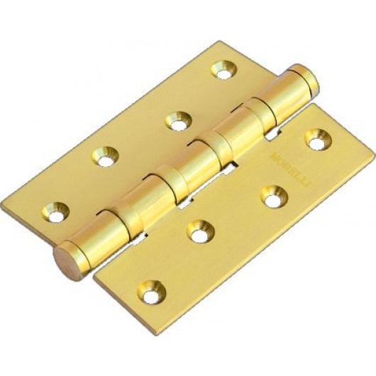 Петля латунная универсальная MORELLI MBU 100X70X3-4BB SG матовое золото
