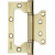Накладная унив. петля BUSSARE B020-U 100X75X2.5-2BB-1SG Золото матовое