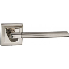 Ручка дверная на квадратной накладке BUSSARE ELEVADO A-63-30 CHROME/S.CHROME хром/матовый хром