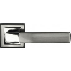 Ручка дверная на квадратной накладке BUSSARE STRICTO A-67-30 CHROME/S.CHROME Хром/хром матовый
