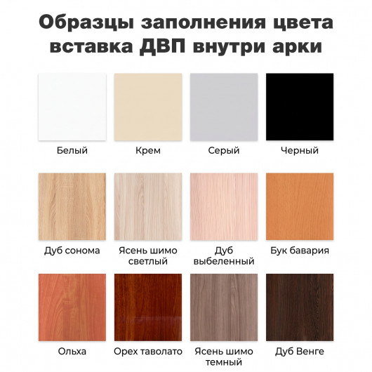 Арка с полками и закруглённым низом в Красноярске