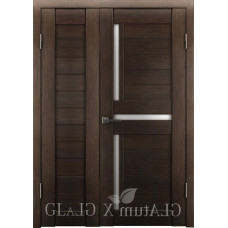 Полуторная дверь GL ATUM X6 + X16 - Венге