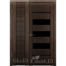 Полуторная дверь GL ATUM X6 + X22 - Венге