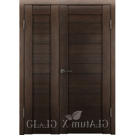 Полуторная дверь GL ATUM X6 + X6 - Венге