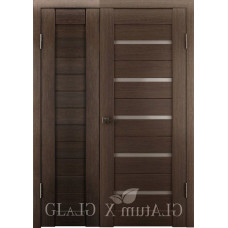 Полуторная дверь GL ATUM X6 + X7 - Венге