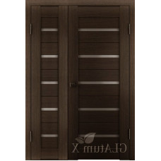 Полуторная дверь GL ATUM X7 + X7 - Венге