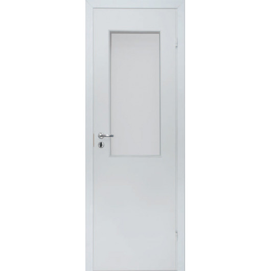 Olovi - Противопожарная однопольная EI30/34db - (Остекление 25%) - Белая