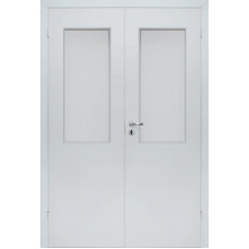 OLOVI - Противопожарная двупольная EI30/34db - (Остекление 25%) - Белая