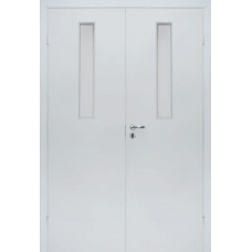 OLOVI - Противопожарная двупольная EI30/34db - (Остекление 9%) - Белая