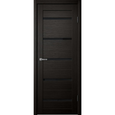 FLY DOORS L26 - (Черное стекло) - Венге 3D