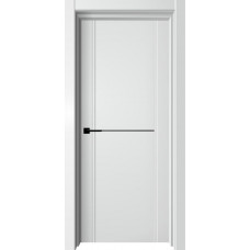 FLY DOORS - LADA-5 (черный молдинг) - ПГ - Белый бархат