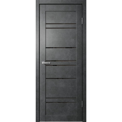 FLY DOORS - FLY DOORS - BARN-2 - (Черный лакобель) - Бетон темный