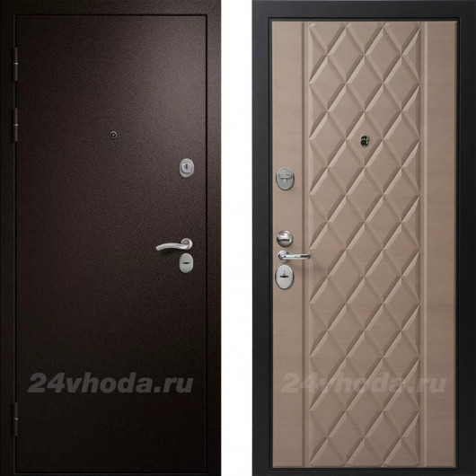 АЛМАЗ - ЦИРКОН - (Антик медь / Капучино)