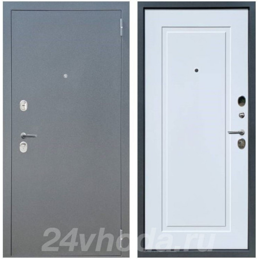 БРОНЕКС - YoDoors-2 - (Букле графит / Velluto Bianco)