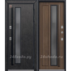 ЦЕНТУРИОН T5 PREMIUM - ТЕРМО-дверь (Черный скол дуба / Миндаль)