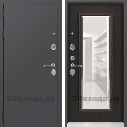 ЦЕНТУРИОН - LUX-1 ЗЕРКАЛО - (Серебро антик / Орех премиум)