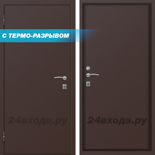 МИКРОН - СИБИРЬ ТЕРМО-дверь - (Медь антик / Металл)