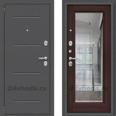 ПОРТИКА - П61 ЗЕРКАЛО - (Антик серебро / Венге)